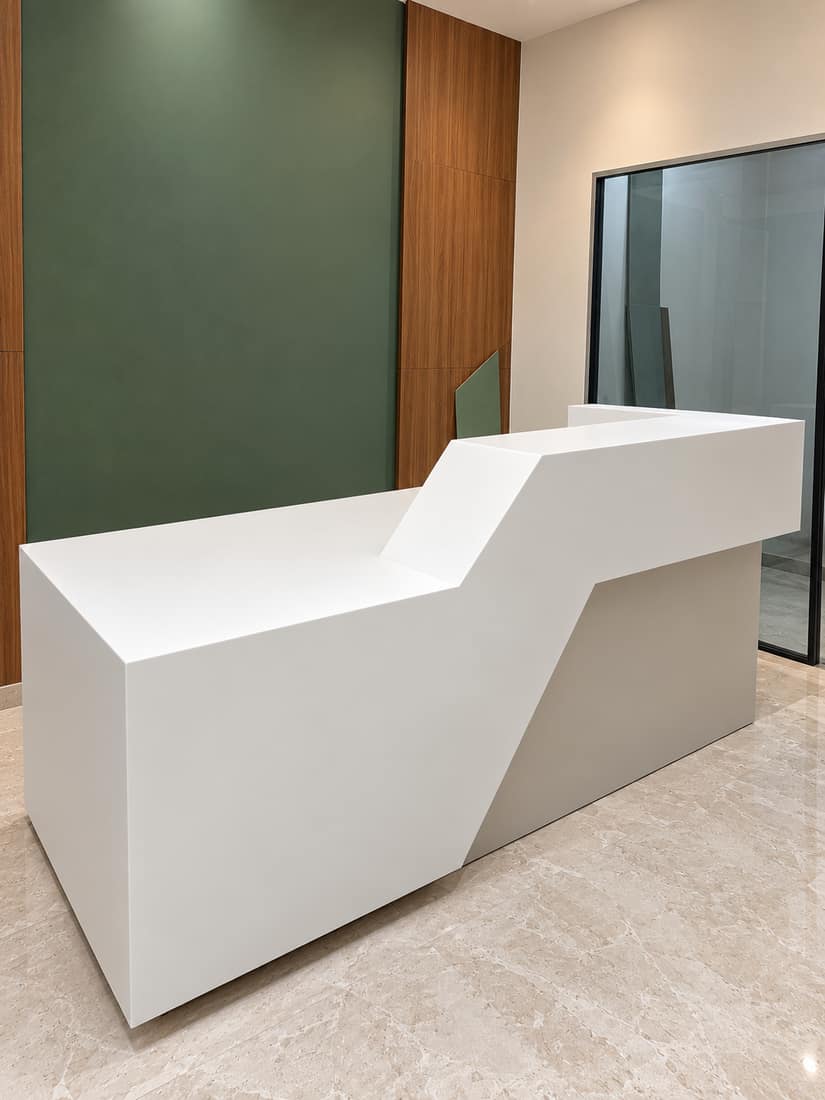 Custom Corian table, Delhi NCR